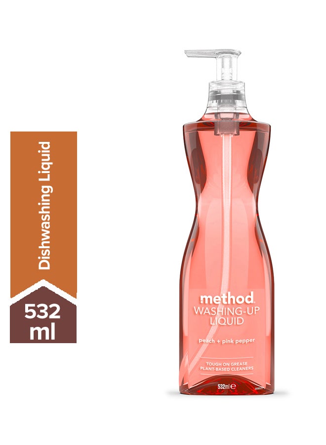 Method Wash-Up Liquid Peach And Pepper Pink 532ml