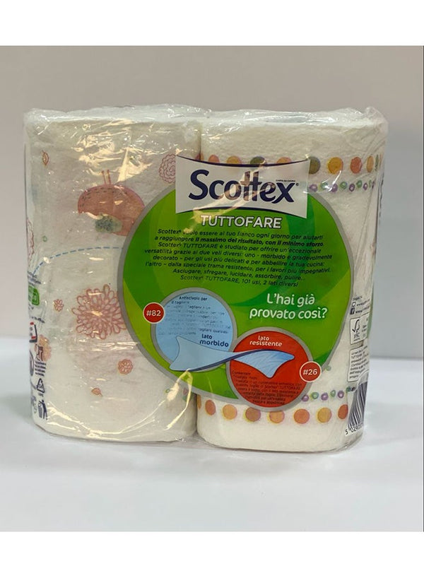 Scottex Kitchen Towel Tuttofare 2 Rolls - Premium Quality