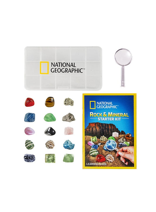 NATIONAL GEOGRAPHIC Rock + Mineral Starter Kit 18.4x6x25.4cm