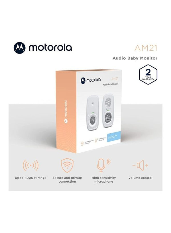 Motorola Nursery Digital Audio Baby Monitor - White