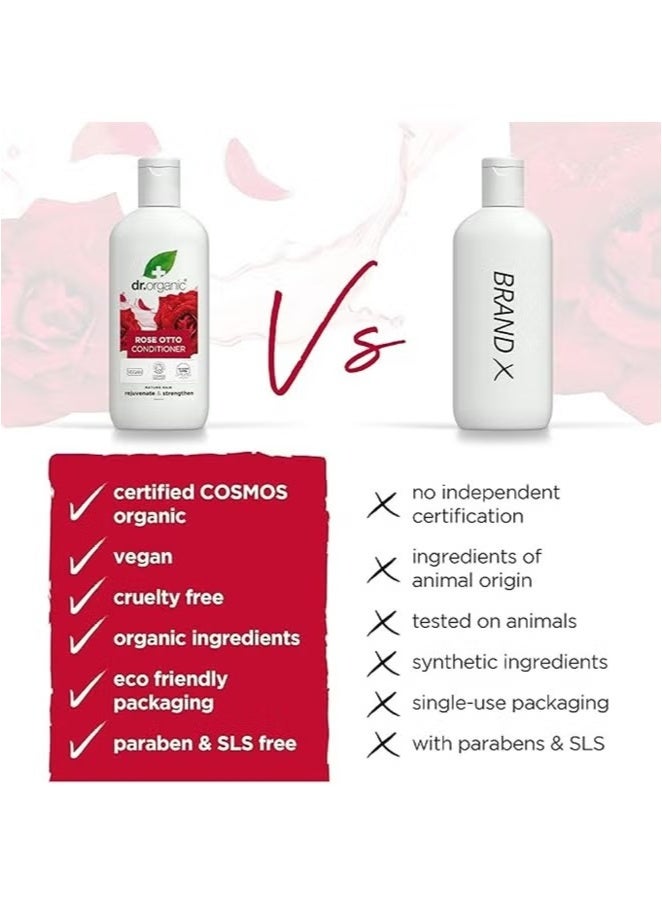 Dr.Organic Rose Otto Conditioner - Rejuvenate & Strengthen