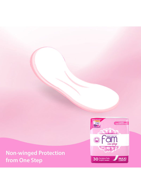 Fam Maxi Sanitary Pad Without Wings - 30 Pads