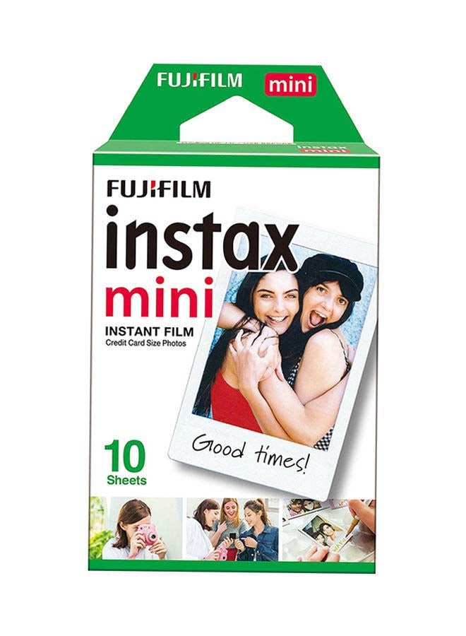 FUJIFILM 10-Sheet Instant Mini Film White