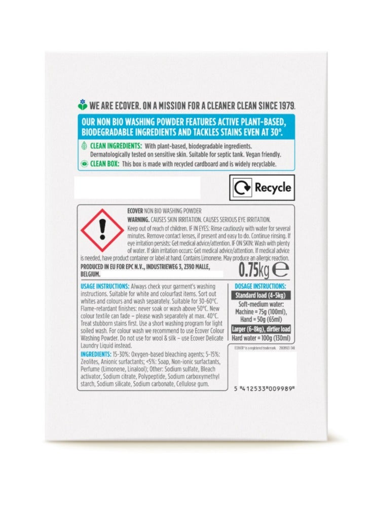 Ecover Non Bio Washing Powder 750 GM
