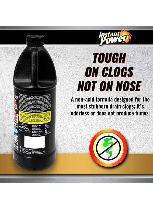 Instant Power Hair & Grease Drain Opener 1L