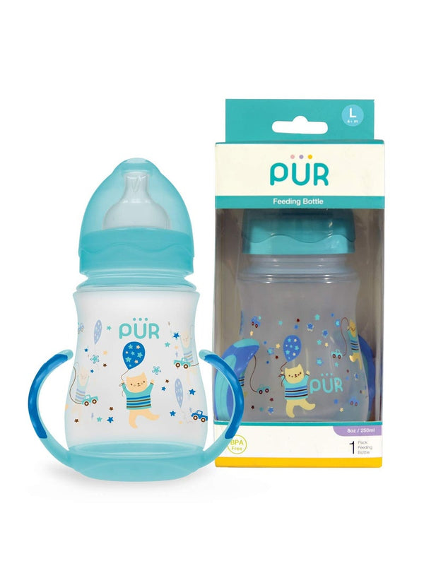 Pur Wide Neck Bottle with Base Handle 250 ML