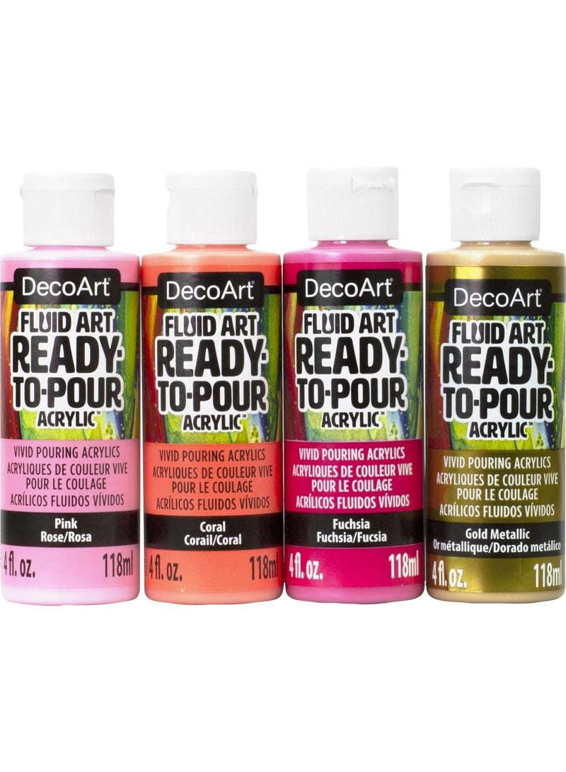 Deco Art Groovy Gold Pouring Acrylics 118 ML