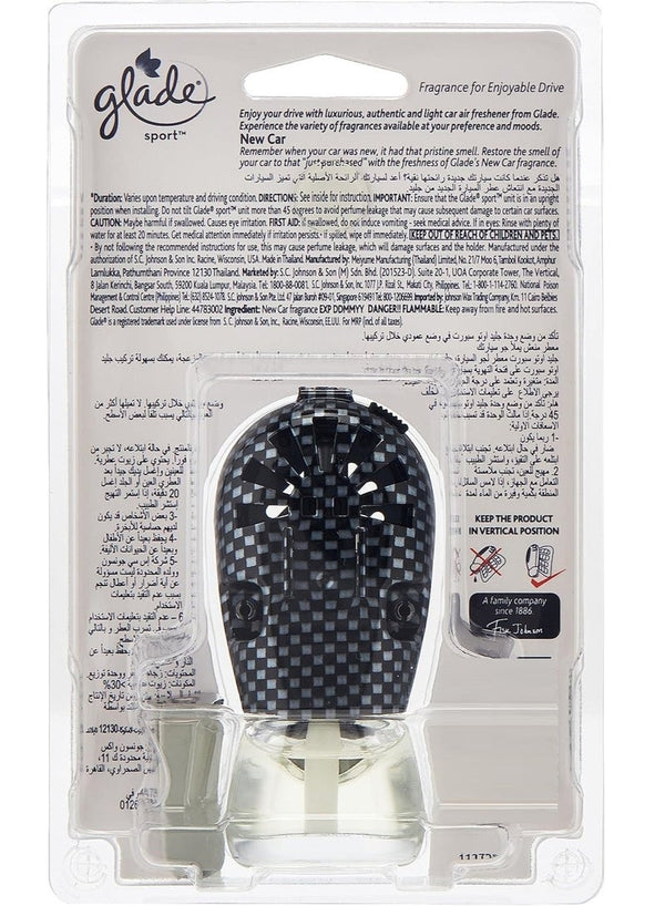 Glade Sport New Car Air Freshener - 75 Days of Freshness