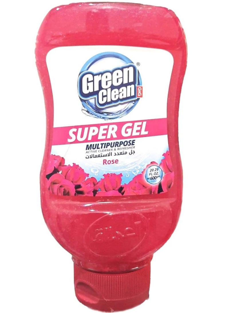 Green Clean Squeez Super Gel Rose 600 Grams