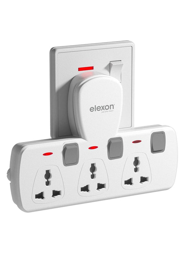 Elexon 3Way Power T Socket