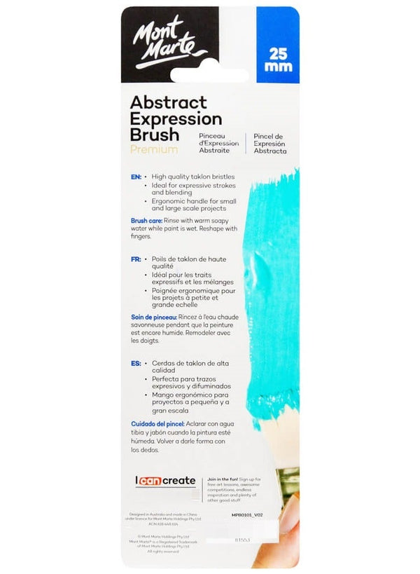 Mont Marte Abstract Expression Brush Premium 25MM