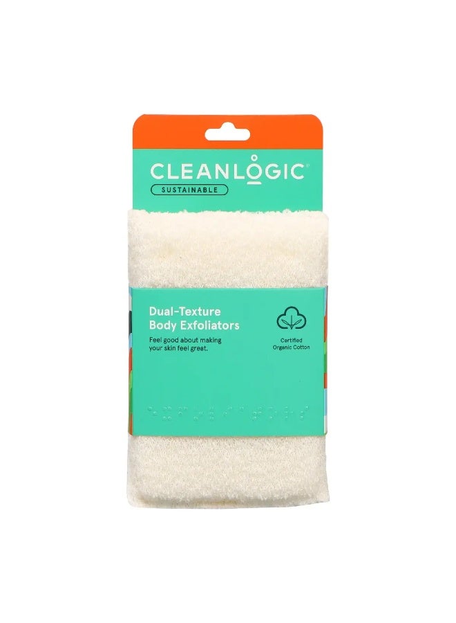 Cleanlogic Sustainable Body Exfoliator 2 Pcs Pack