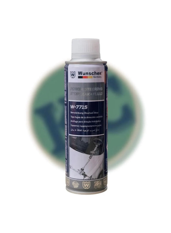 atf based, cool dry, fluid w-7715, leak fluid, leak fluid w-7715, leak stop, life cost, long term, power steering, power steering stop, steering stop, steering stop leak, stop leak, stop leak fluid, wunscher