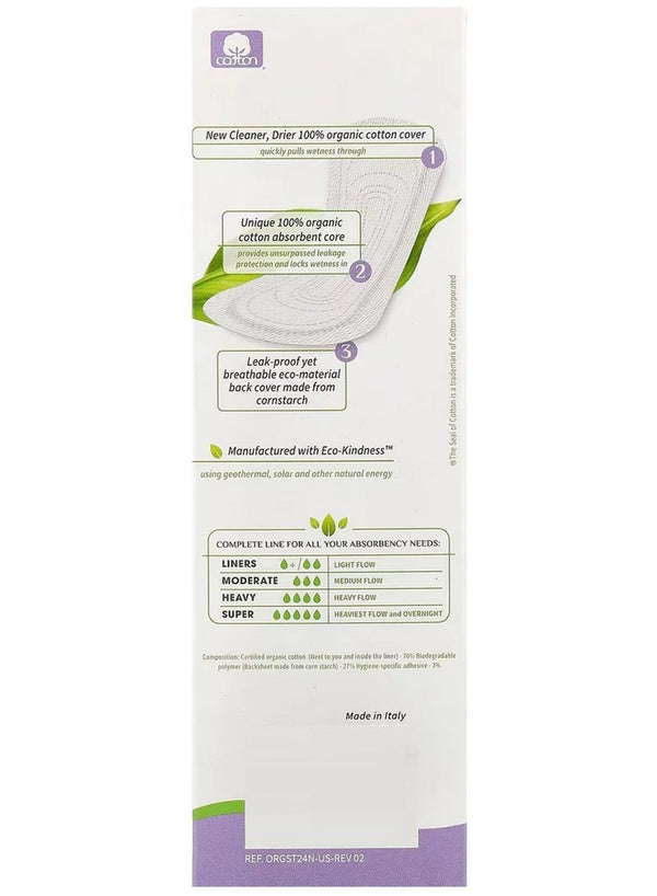 ORGANYC Organic Cotton Panty Liners Light Flow