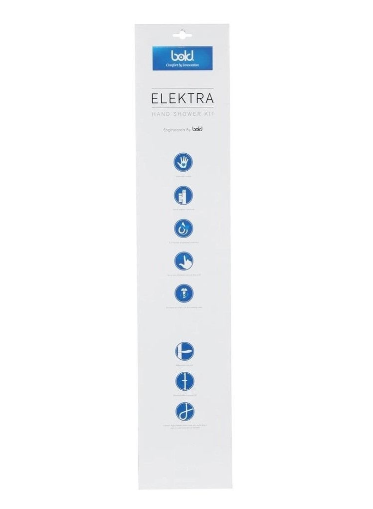 Bold Elektra Hand Shower Kit Silver