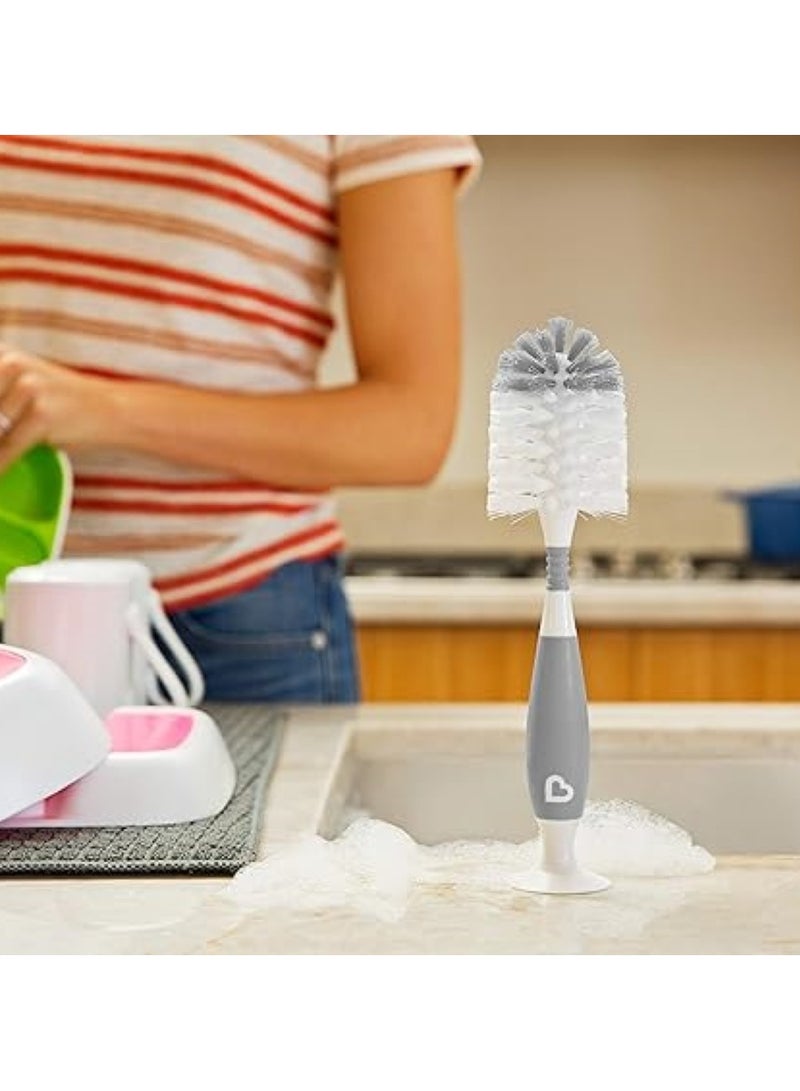 Munchkin Bristle Bottle Brush Grey