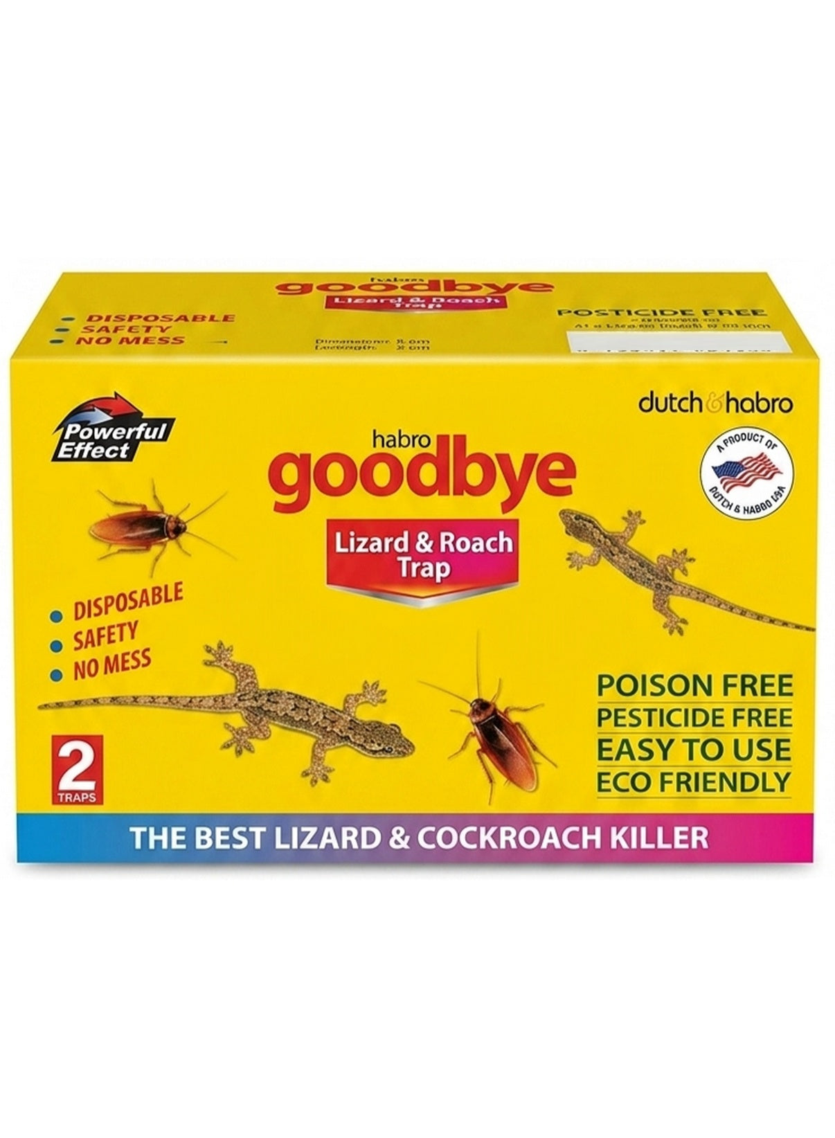 dutch & habro, free way, goodbye lizard, goodbye lizard roach, lizard roach, lizard roach traps, mess free, non toxic, note keep, odor free, pest free, roach traps, trap mess, uae homes, uae long