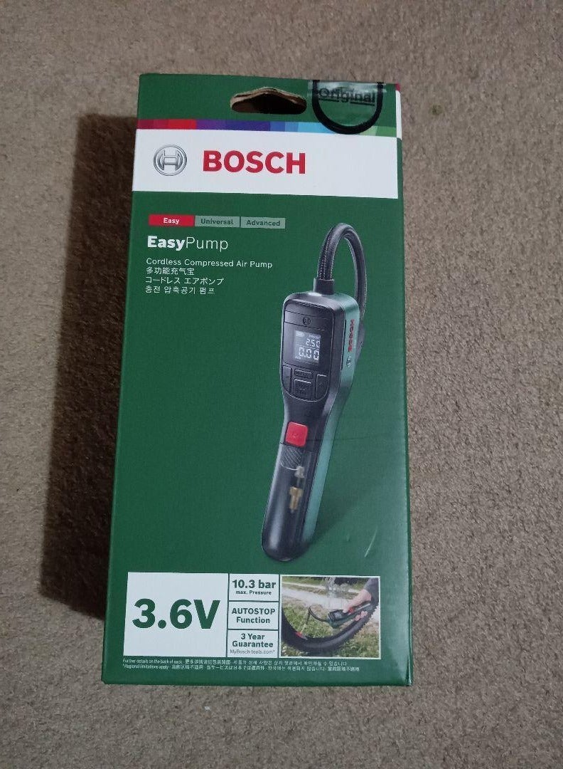 BOSCH Cordless Compressed Air Pump 3.6V