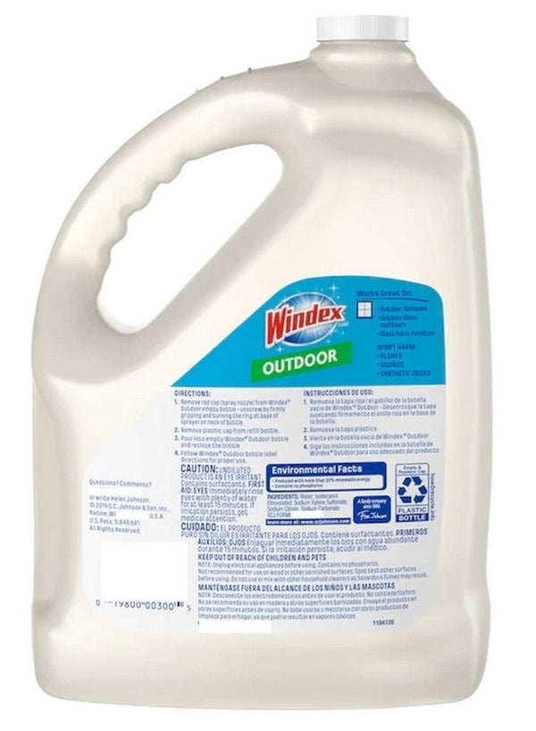 Windex Outdoor Glass Cleaner 128-Fl Oz