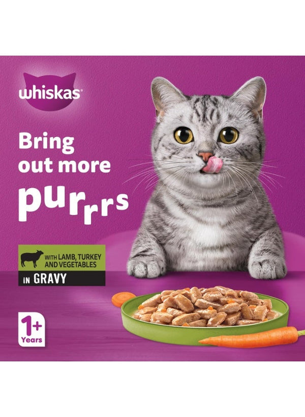 Whiskas Lamb Turkey And Vegetables Cat Food 400g