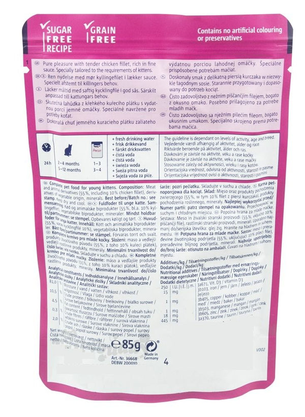 Vitakraft Chicken Deli Sauce Cat Food 85g