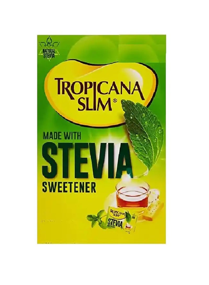 Tropicana Slim Stevia Sweetener Sachets 50 Count