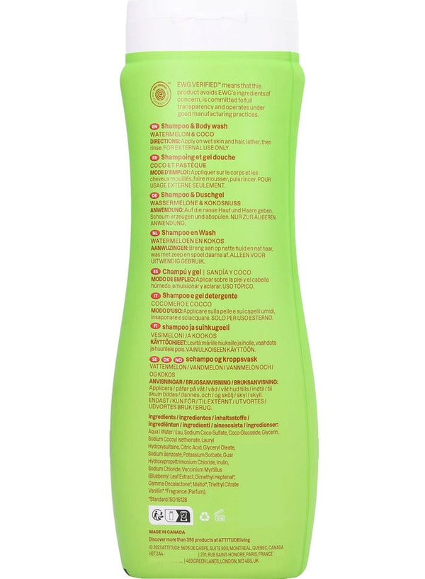 Attitude Little Leaves Shampoo & Body Wash Watermelon