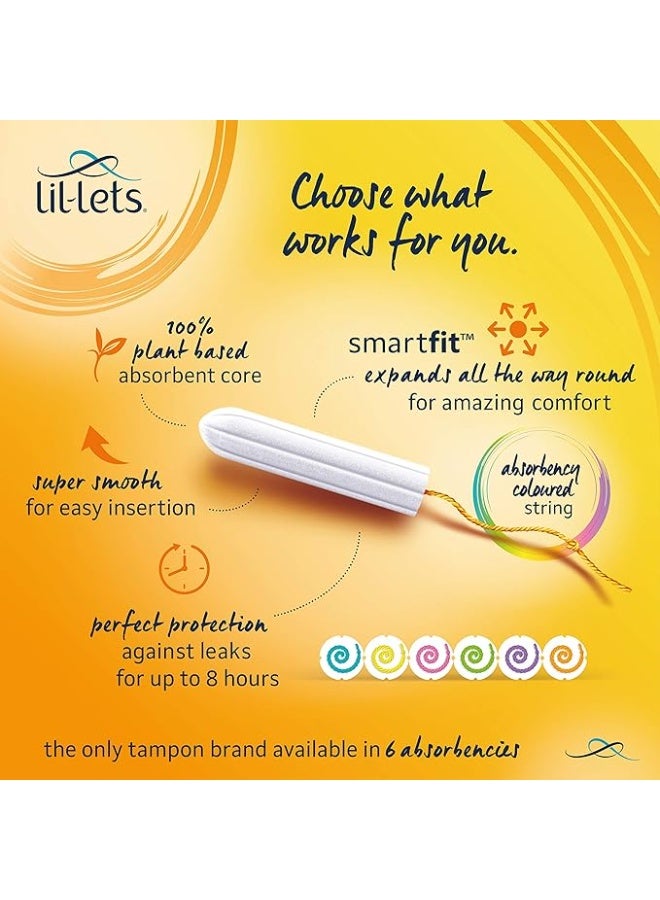 Lil-Lets Smartfit Non-Applicator Tampons 16 Pack