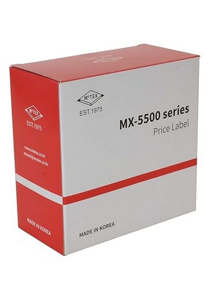 MoTEX Pricing Sticker Labels Green 22mm x 12mm