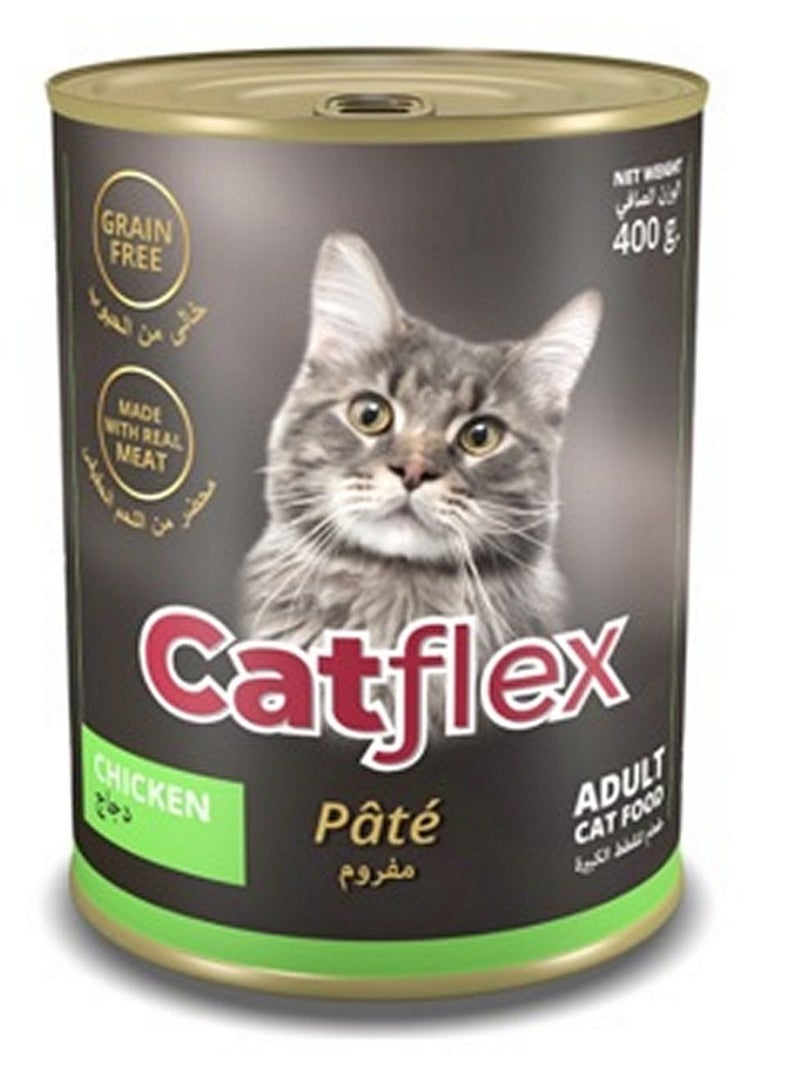 Catflex Pate Chicken Cat Food 400G - Catflex