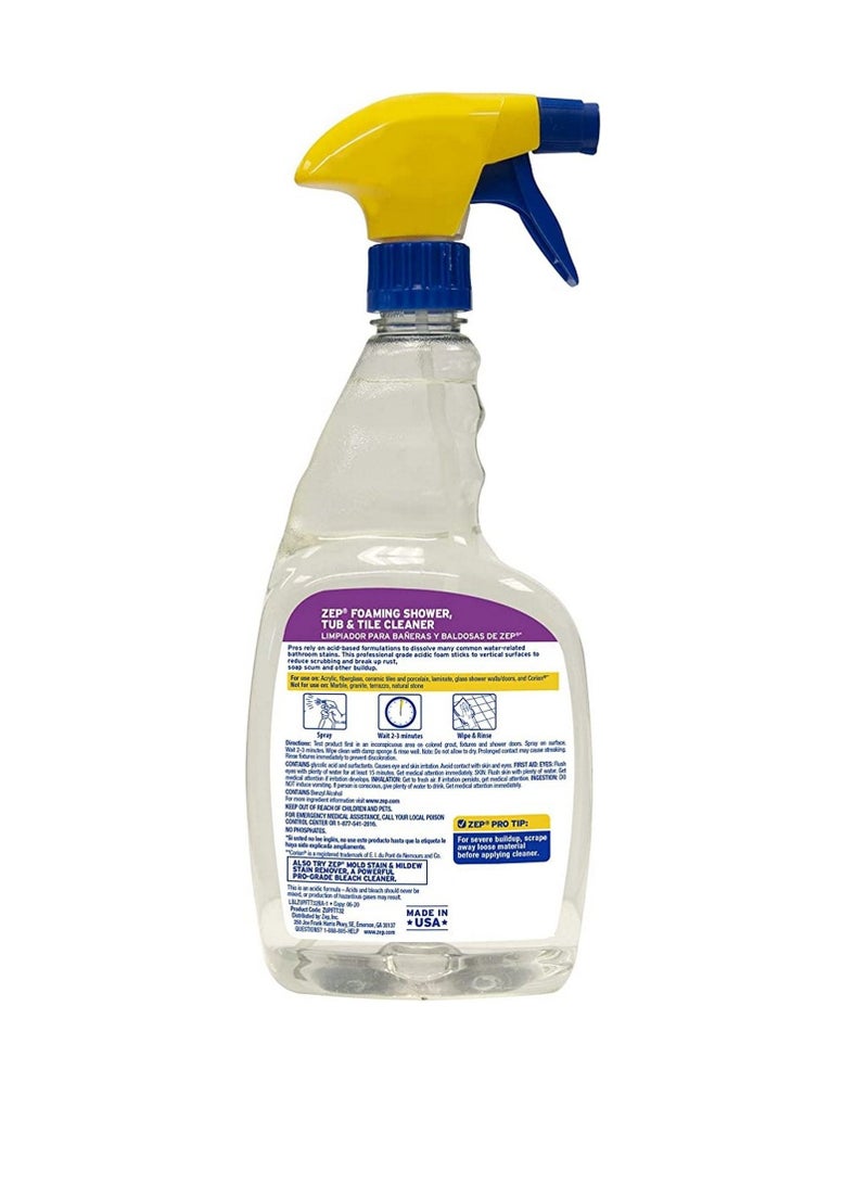 Zep Foaming Shower Tub and Tile Cleaner 32 oz