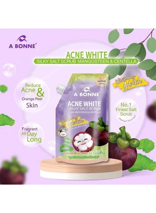 A Bonne' Acne White Silky Salt Scrub - 350G