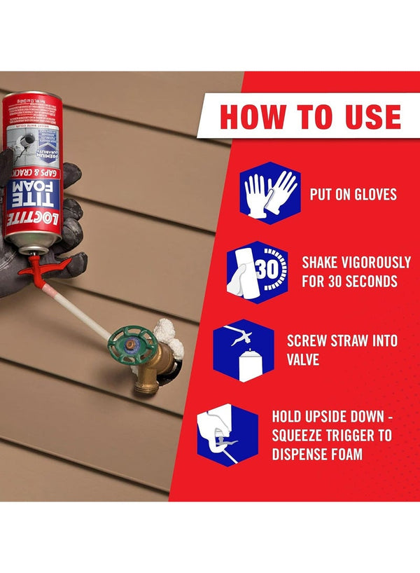 Loctite Tite Foam Gaps & Cracks Spray Foam