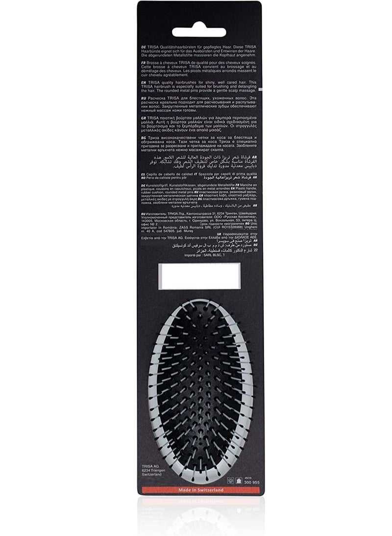 Trisa Hairbrush with Rounded Metal Pins