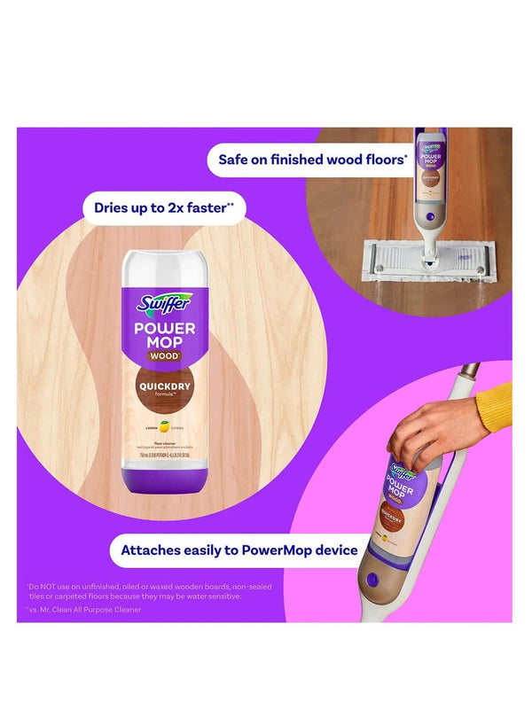 Swiffer Powermop Quick Dry Cleaner 750 ML