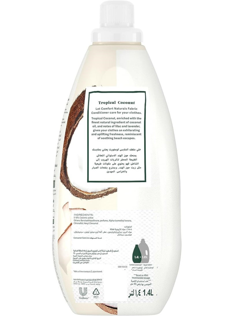 Comfort Naturals Fabric Softener Tropical Coconut
