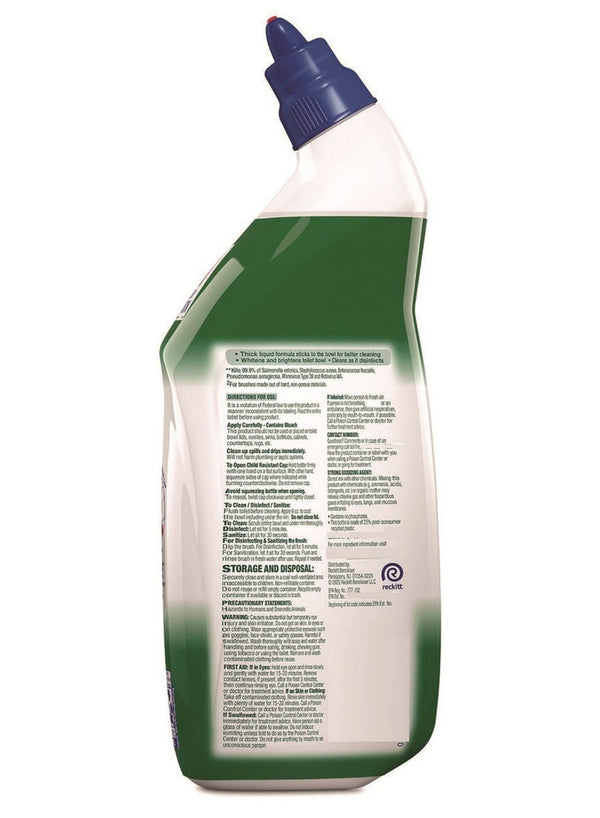 Lysol 2 In 1 Toilet Bowl Cleaner With Bleach 709 ML