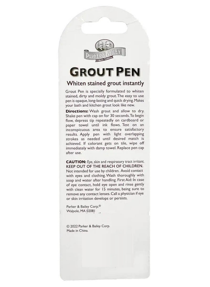 Parker & Bailey White Grout Pen - Premium Grout Solution