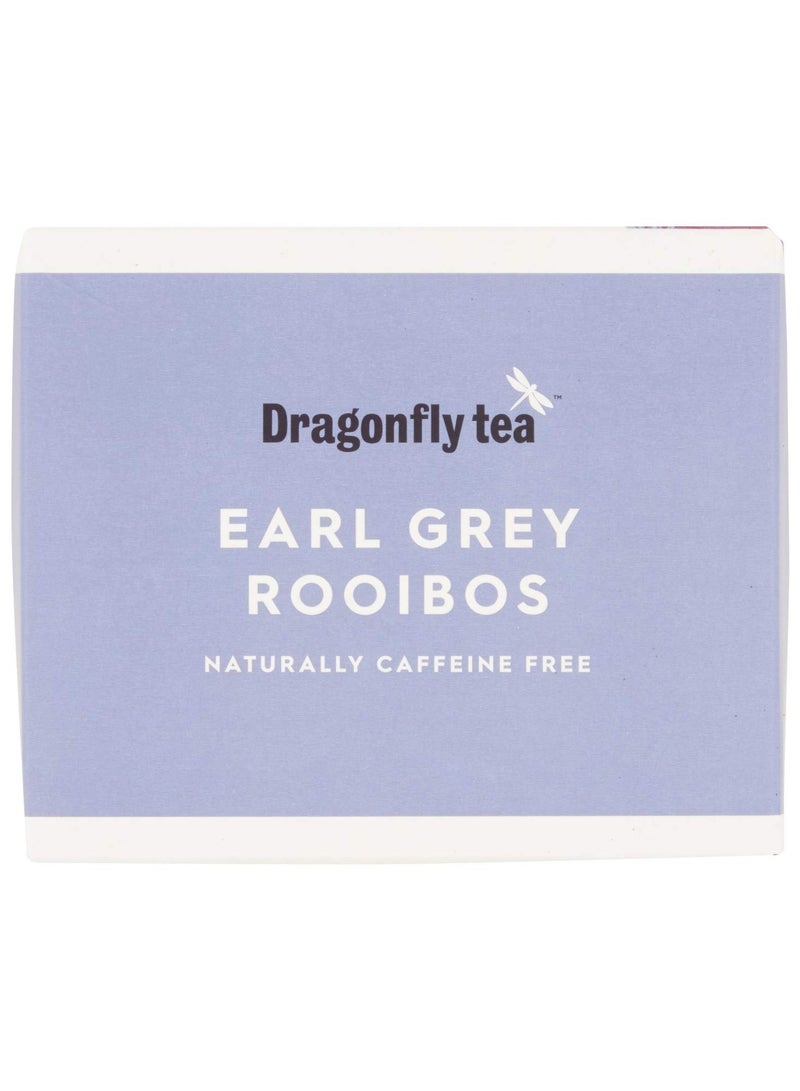 Organic Earl Grey Rooibos Tea 40 Bags - Dragonfly Tea