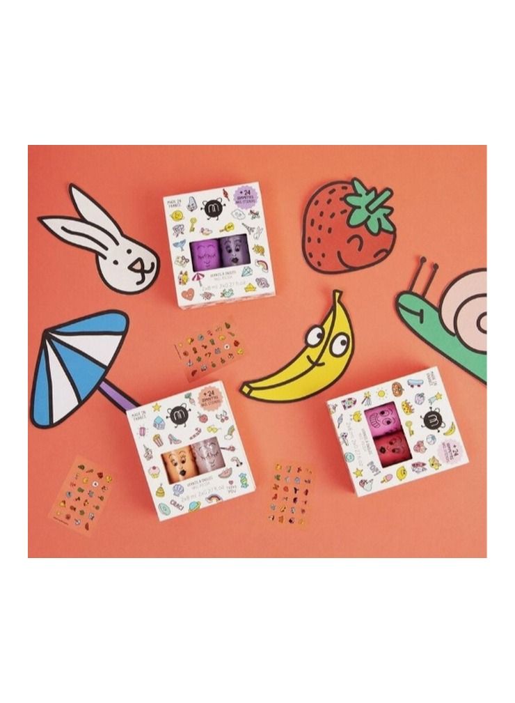 Nailmatic Kids Nail Polish and Stickers Set
