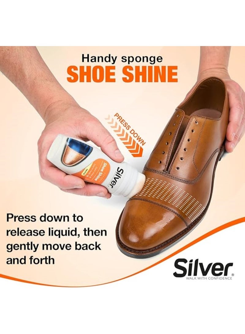 Silver Express Shoe Shine Neutral 75 ML – Silver