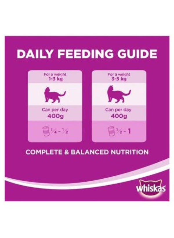 Whiskas Cat Food with Lamb, Turkey & Vegetables 400g
