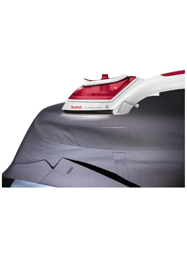 Tefal Powerful Steamer & Press Iron Red/White