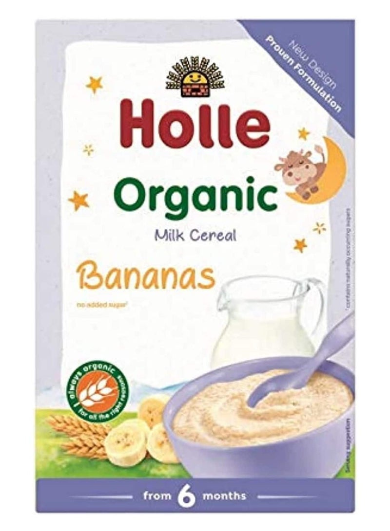 Holle Organic Milk Cereal Banana 250G