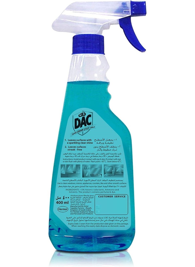 Dac Glass Cleaner Spray 400 ML