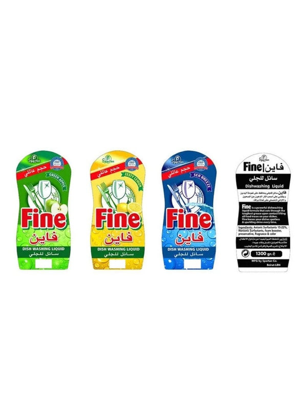 Spartan Fine Dishwashing Liquid Sea Breeze 1300 ML