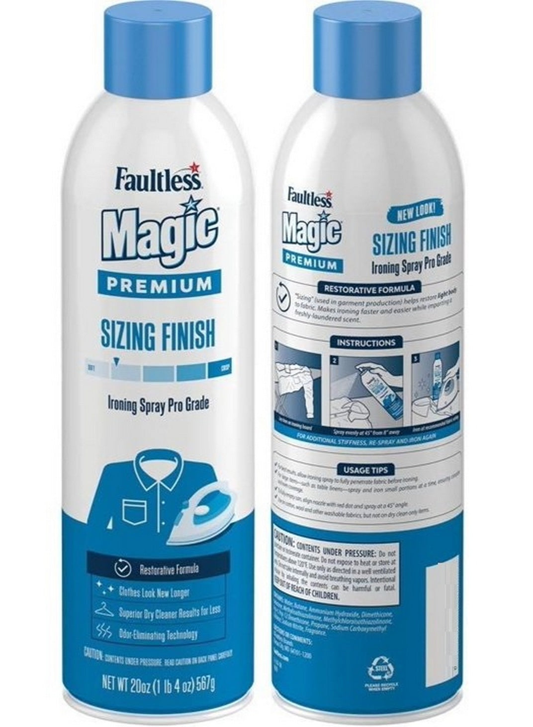 cotton, faultless, grade ironing, grade ironing starch, ironing starch, ironing starch spray, professional grade, professional grade ironing, sizing spray, sizing spray professional, spray 567g, spray professional, spray professional grade, starch spray,