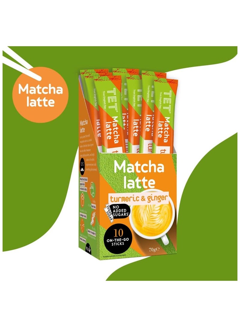 TET True English Tea Matcha Latte Turmeric & Ginger