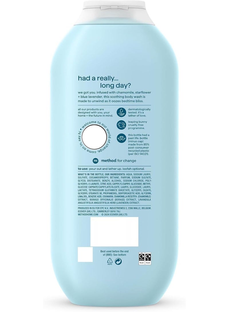 Method Wind Down Body Wash Shower Gel Chamomile + Starflower + Blue Lavender 532ML