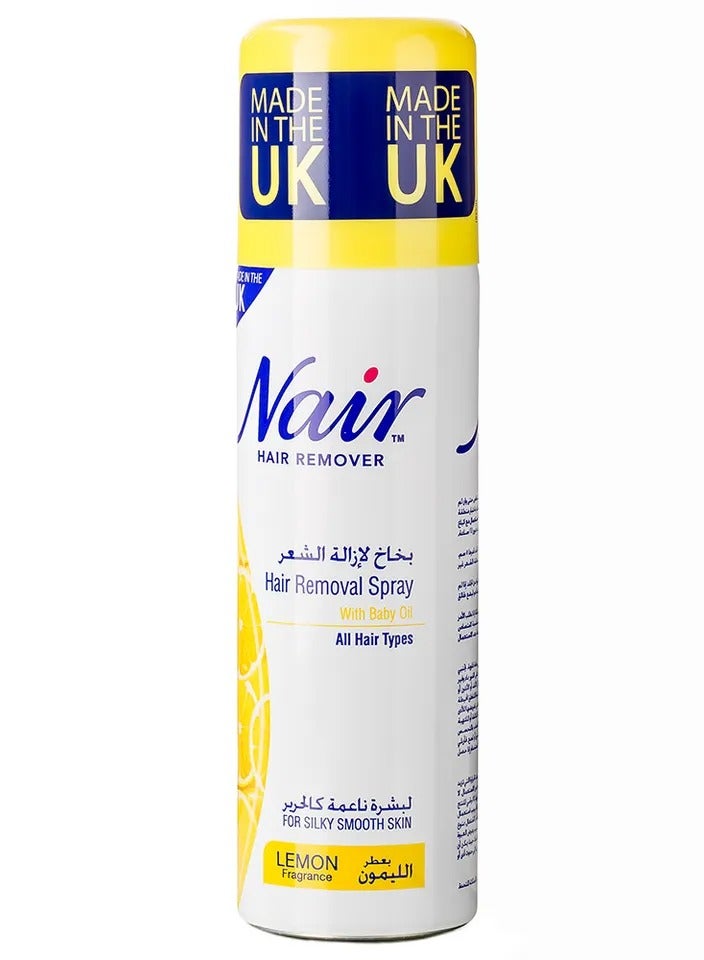 Nair Lemon Extract Hair Removing Spray 200 ML